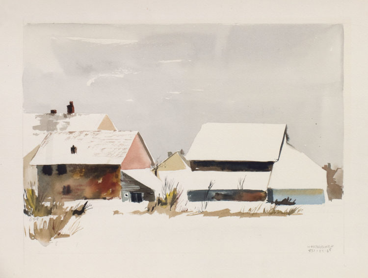 watercolor painting by Walter Ferro - Weiskirchen